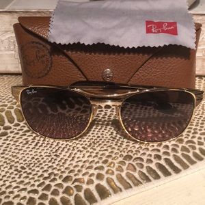 Ray Ban Signet Gold Sunglasses